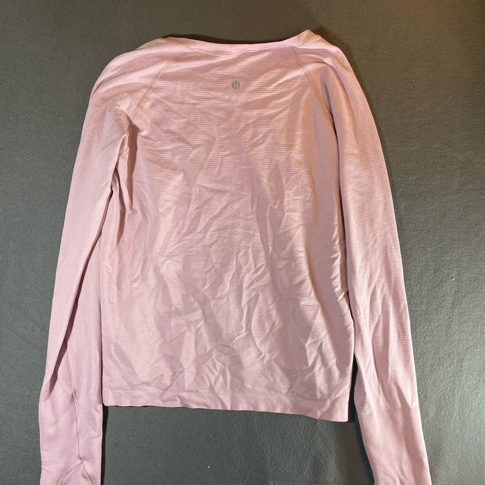 lululemon athletica Light Pink Long Sleeve Top - Picture 4 of 5